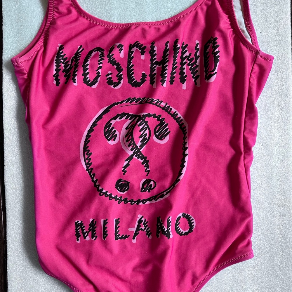 moschino swimsuit and cover up